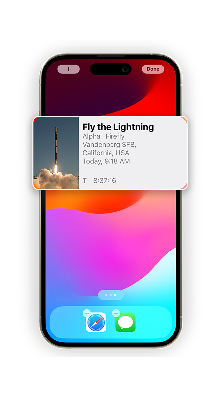 Next Launch Widget